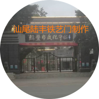陆丰文化中心铁艺门